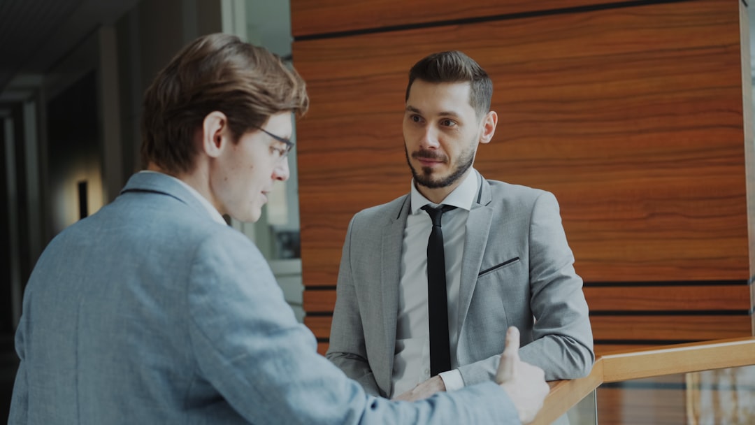 Business professionals networking